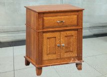 Clarksbury 1-Drawer 2-Door Nightstand