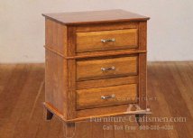 Clarksbury 3-Drawer Nightstand