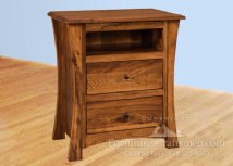 Mathewsohn 2-Drawer Nightstand with Opening