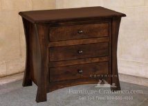 Mathewsohn 3-Drawer Short Nightstand