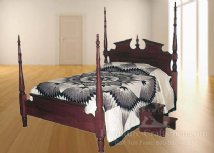 Sagamore Pediment Poster Bed